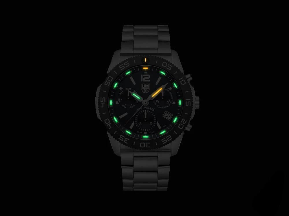 Montre à Quartz Luminox Pacific Diver, CARBONOX, Bleu, 44 mm, 20 atm, XS.3144