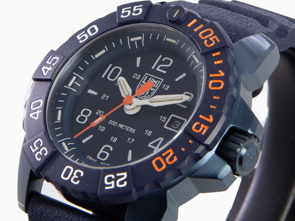 Montre à Quartz Luminox Sea Navy Seal Back To The Blue, Bleu, XS.3253.CB.NSF.SET