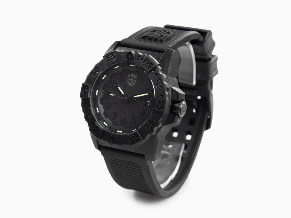 Montre à quartz Luminox Sea Navy Seal 3501.BO, Noir, Carbone, 45mm, 20 atm