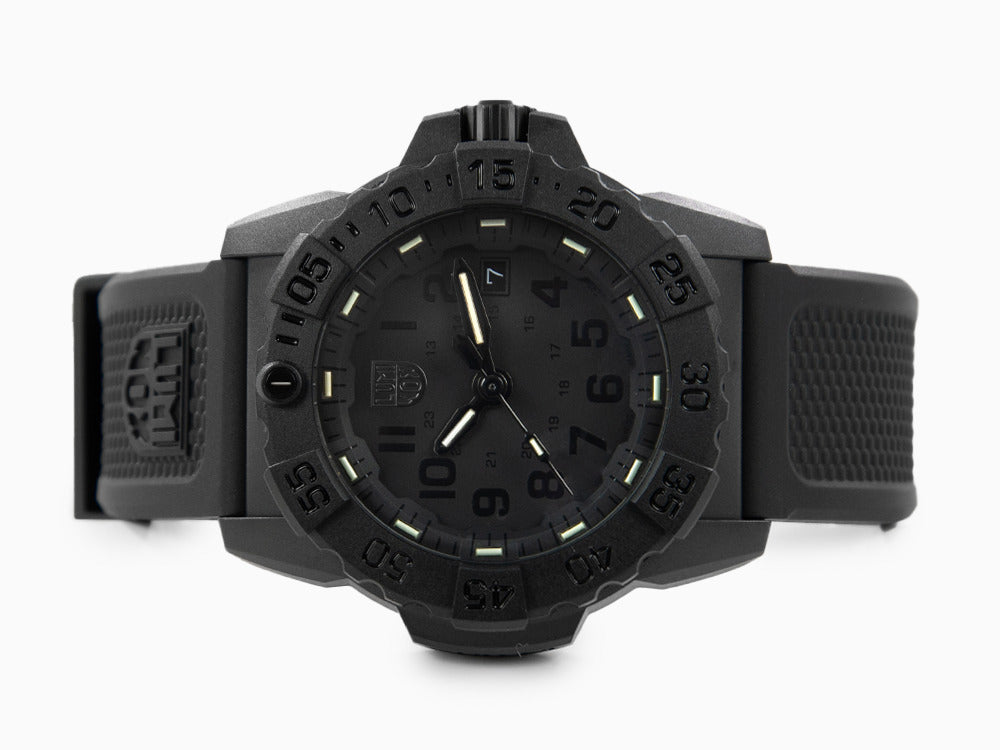 Montre à quartz Luminox Sea Navy Seal 3501.BO, Noir, Carbone, 45mm, 20 atm