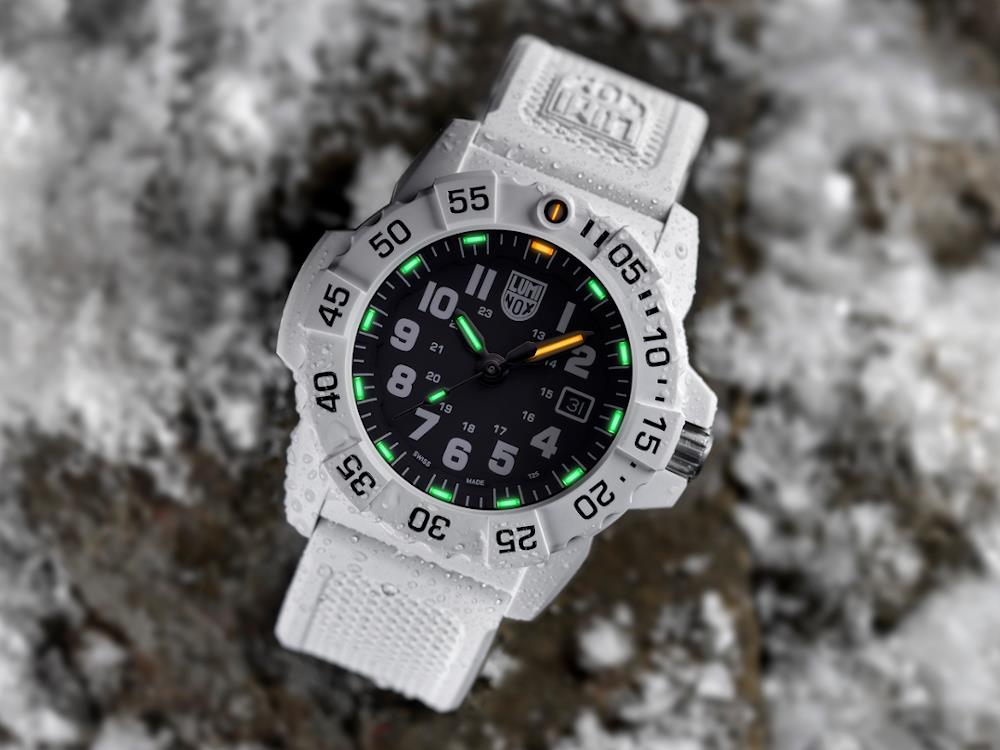 Montre à Quartz Luminox Sea Navy Seal Arctic Edition, Noir, 45 mm, XS.3507.WB