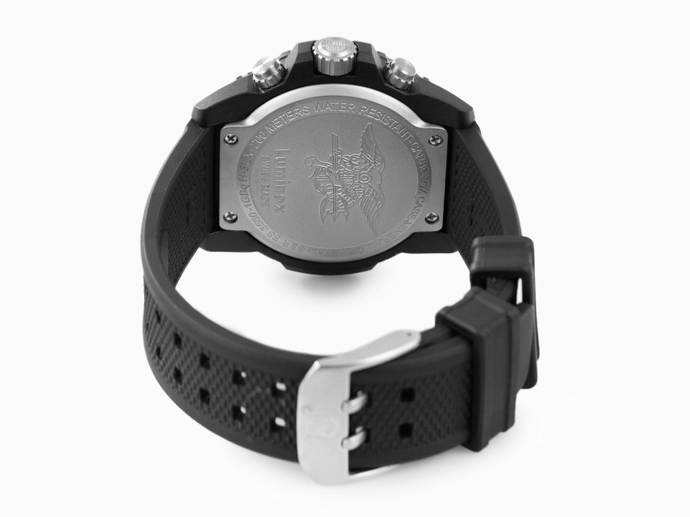 Montre à Quartz Luminox Sea Navy Seal Chronograph 3580 Series, Noir, XS.3581