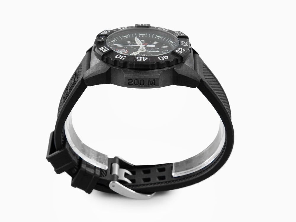 Montre à Quartz Luminox Sea Navy Seal Chronograph 3580 Series, Noir, XS.3581