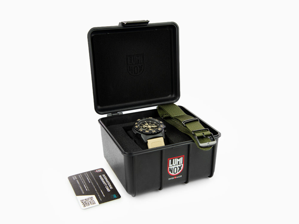 Montre à Quartz Luminox Sea Navy Seal Foundation 3580, Noir, XS.3590.NSF.SET