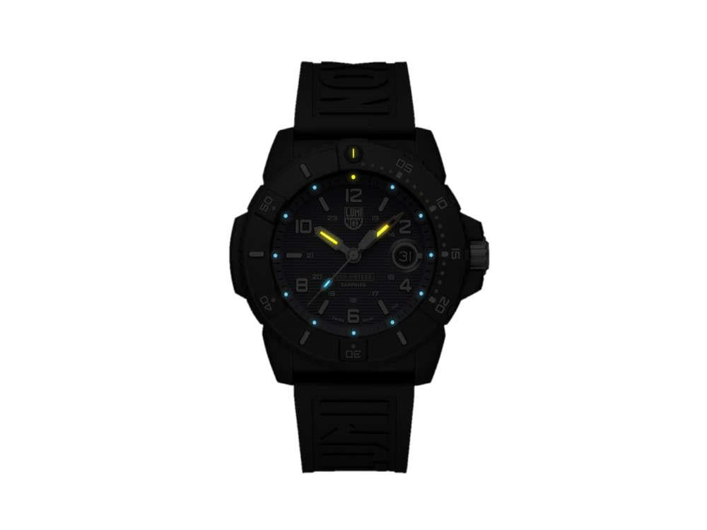 Montre à Quartz Luminox Sea Navy Seal 3600, Bleu, CARBONOX™, 45 mm, XS.3602.NSF