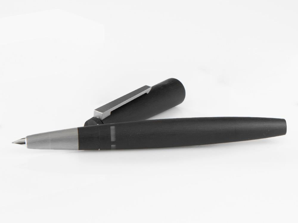 Stylo Plume Lamy 2000, Makrolon, Brossé mat, Noir, 1201351