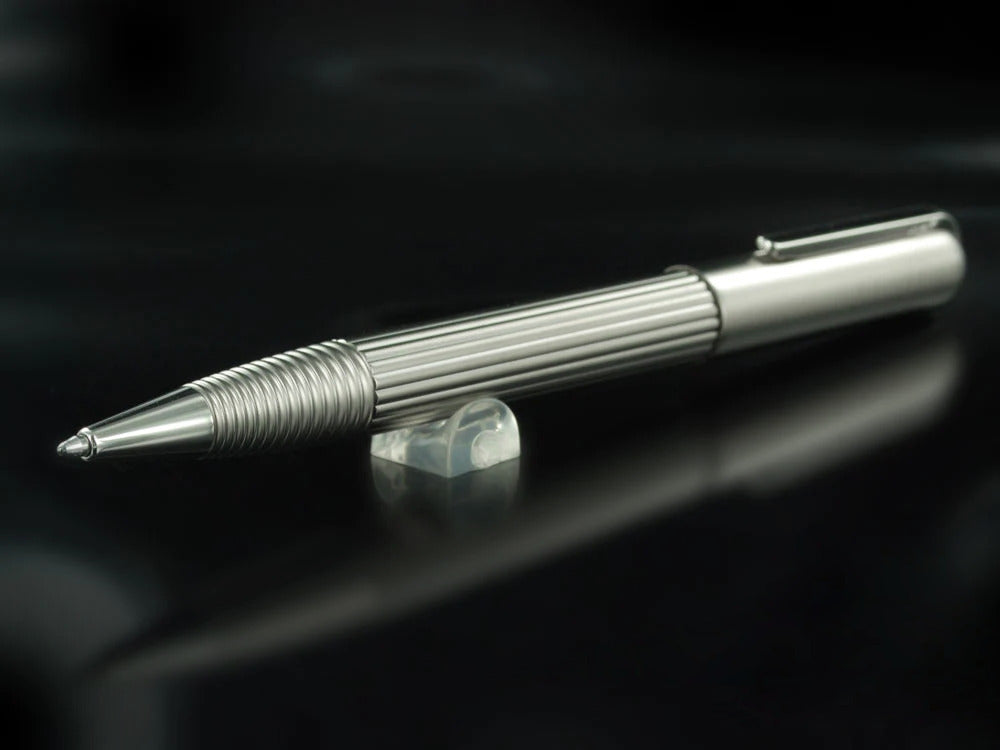 Stylo bille Lamy Imporium, Titane, Guilloche, Platiné, 1227956