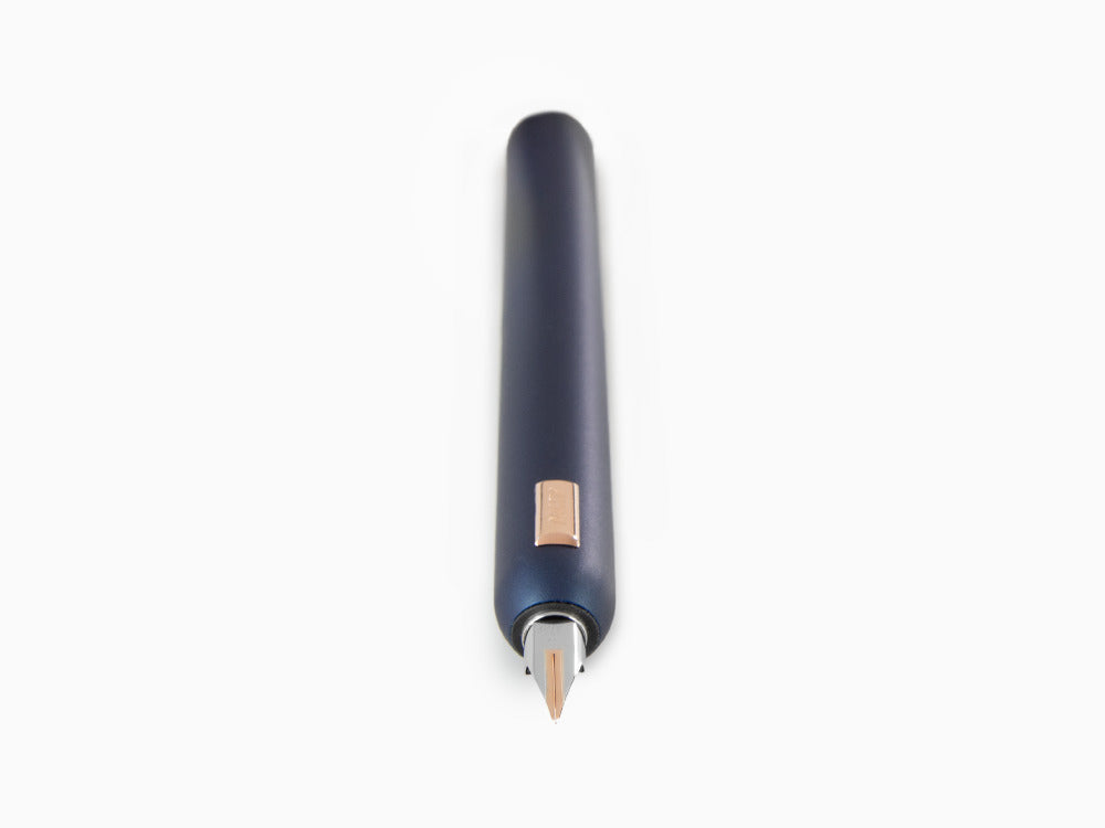 Stylo Plume Lamy Dialog CC, Laque, Or rose, Bleu, Mat, 1234402