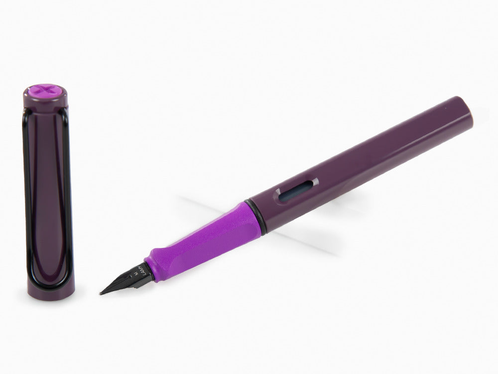 Stylo Plume Lamy Safari Violet Blackberry, Résine Noire, 1238385