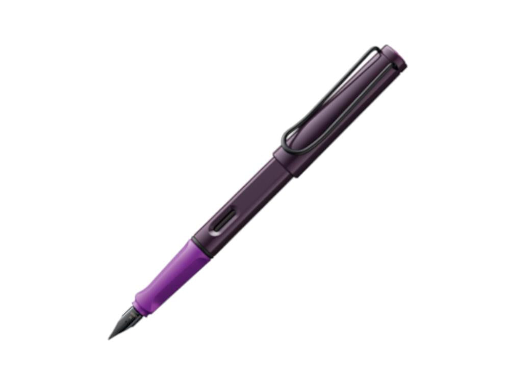 Stylo Plume Lamy Safari Violet Blackberry, Résine Noire, 1238385