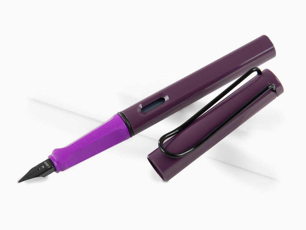 Stylo Plume Lamy Safari Violet Blackberry, Résine Noire, 1238385