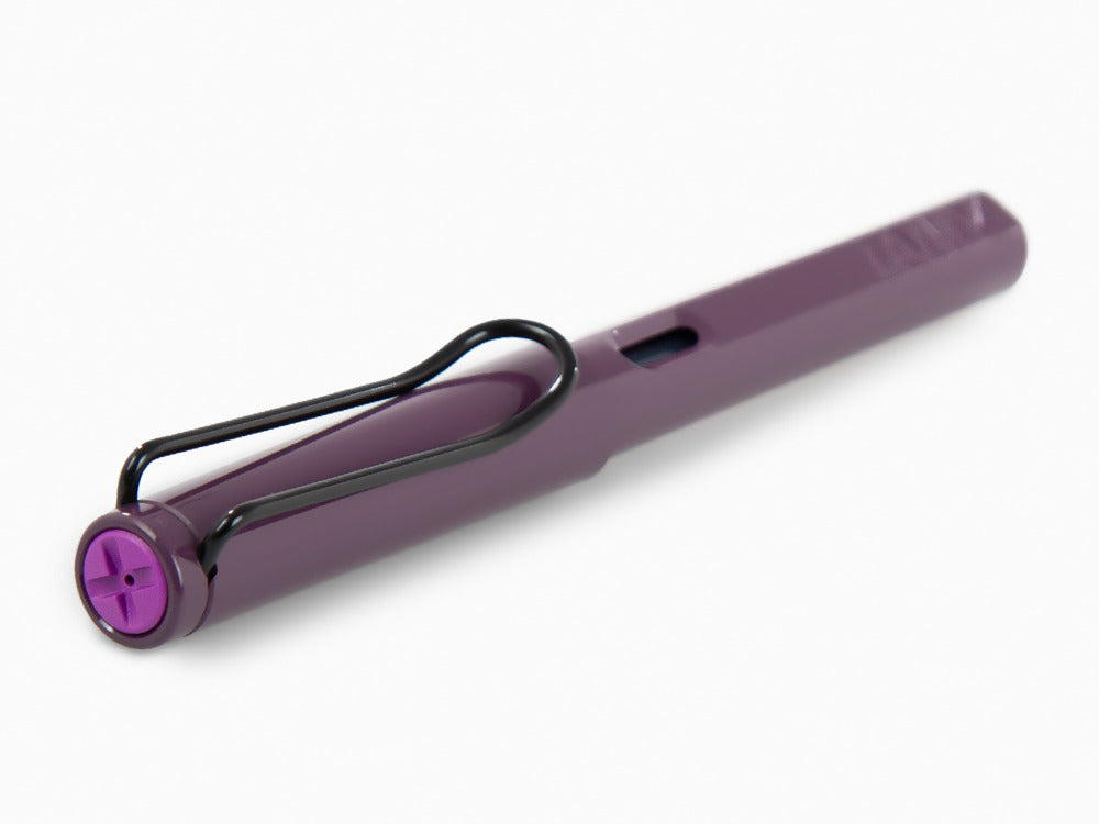 Stylo Plume Lamy Safari Violet Blackberry, Résine Noire, 1238385