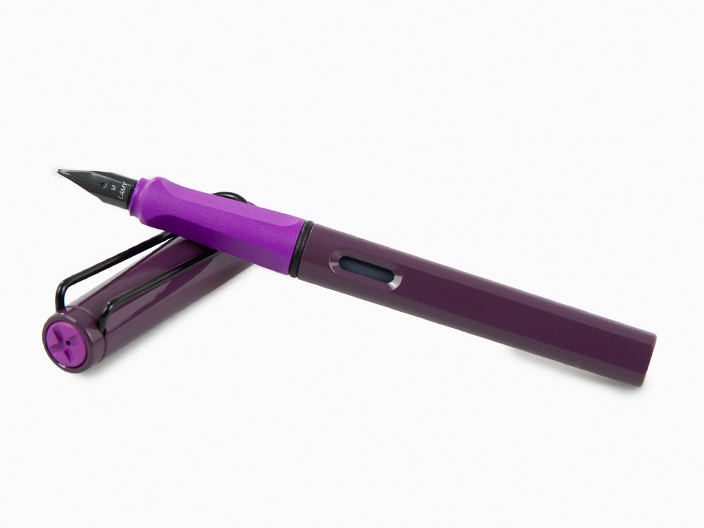 Stylo Plume Lamy Safari Violet Blackberry, Résine Noire, 1238385