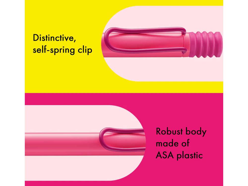 Stylo bille Lamy Safari Neon Pink, Édition spéciale, 1241908