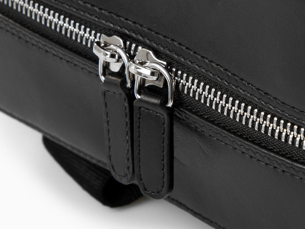 Sac à dos Montegrappa Signet Series, Cuir, Noir, IC00BP00