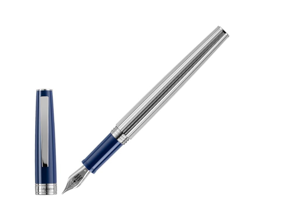 Stylo Plume Montegrappa Armonia Duetto, Résine, Bleu, ISA1M-AD