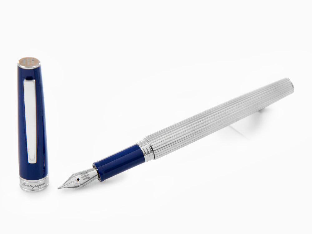 Stylo Plume Montegrappa Armonia Duetto, Résine, Bleu, ISA1M-AD