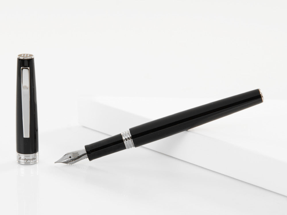Stylo Plume Montegrappa Armonia, Résine, Noir, ISA1R-AC