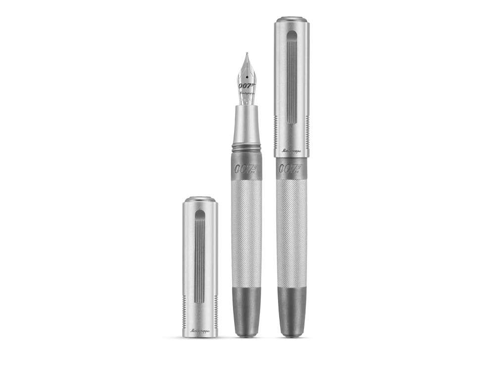 Stylo Plume Montegrappa 007 Special Issue Silver Edition, ISBJR-US