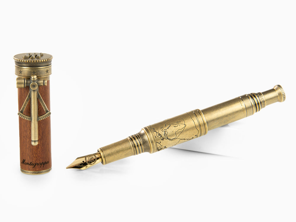 Stylo Plume Montegrappa Age Of Discovery, Edition Limitée, ISDAR-BW -  Iguana Sell FR