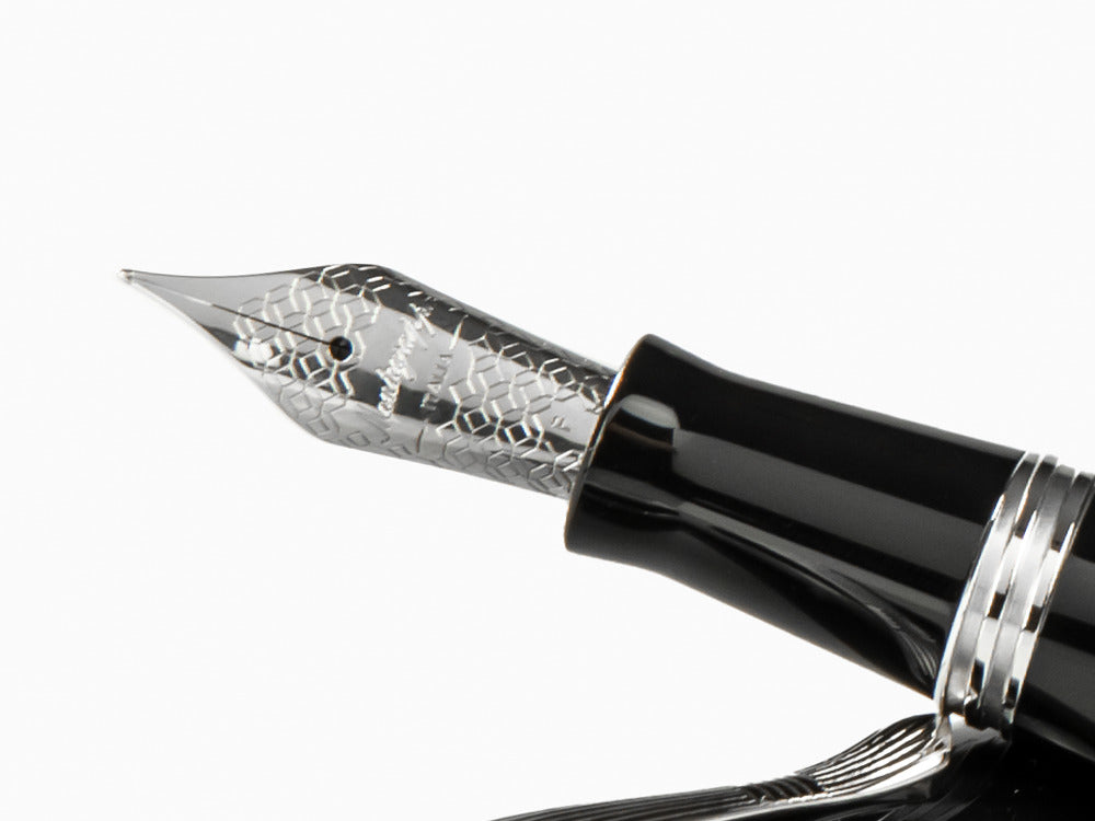 Stylo Plume Montegrappa Elmo 02 Jet Black, ISE2R-AC