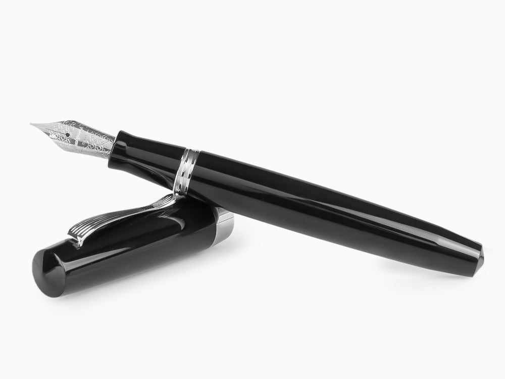 Stylo Plume Montegrappa Elmo 02 Jet Black, ISE2R-AC