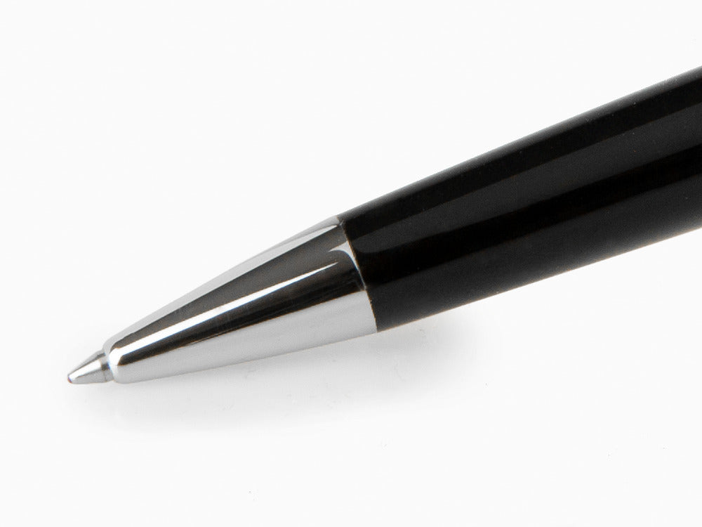 Stylo bille Montegrappa Elmo 02 Jet Black, Résine Noire, ISE2RBAC