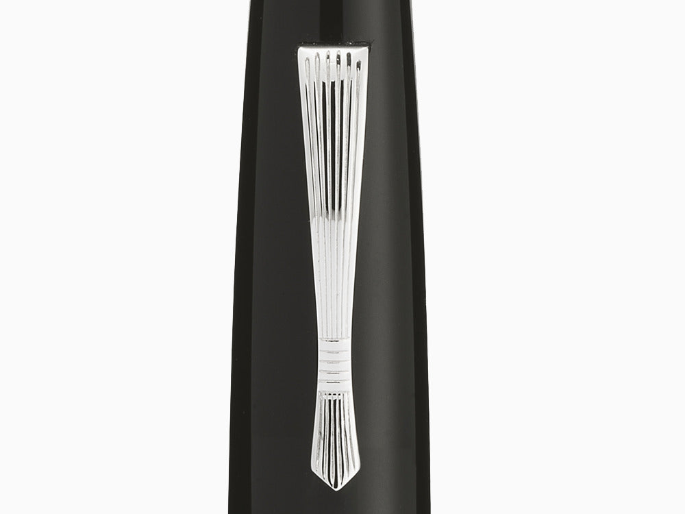 Stylo bille Montegrappa Elmo 02 Jet Black, Résine Noire, ISE2RBAC