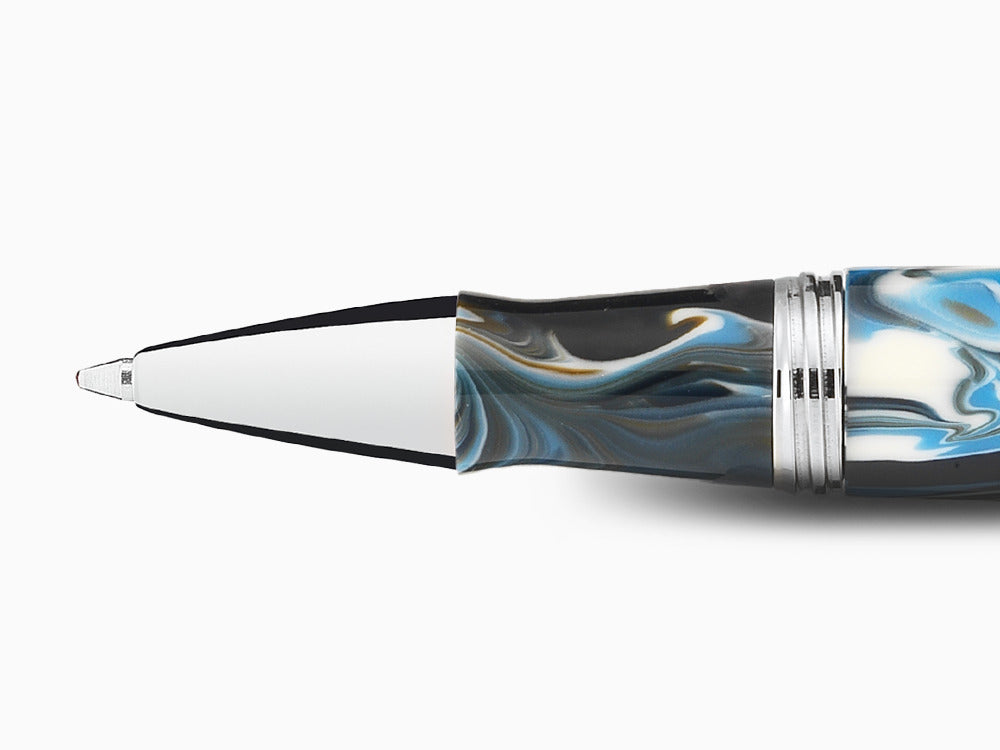 Roller Montegrappa Elmo 02 Sorapis, Résine, Acier Inoxydable, ISE2RRAB
