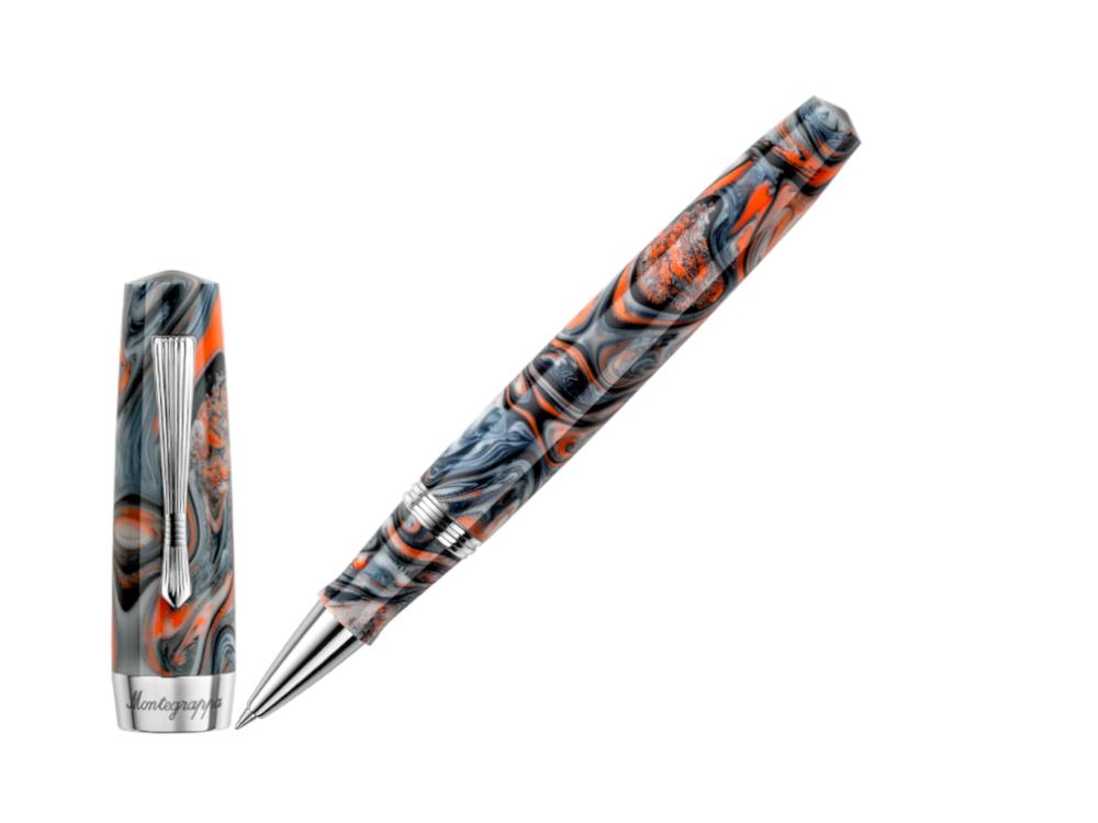 Roller Montegrappa Elmo 02 Croda Rossa, Acier Inoxydable, ISE2RRAR-1