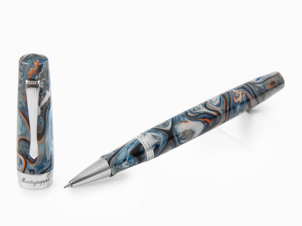 Roller Montegrappa Elmo 02 Croda Rossa, Acier Inoxydable, ISE2RRAR-1