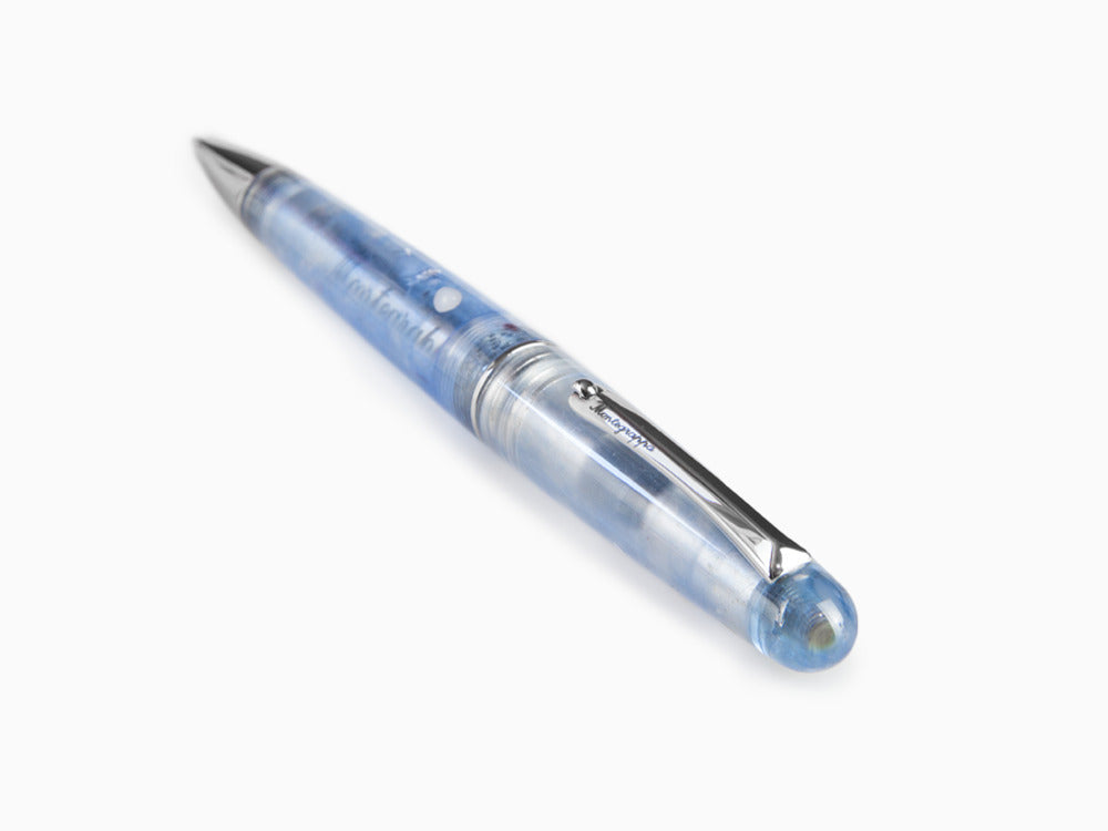 Stylo bille Montegrappa Elmo Ambiente Ocean, Résine, Acier Inoxydable, ISEERBID