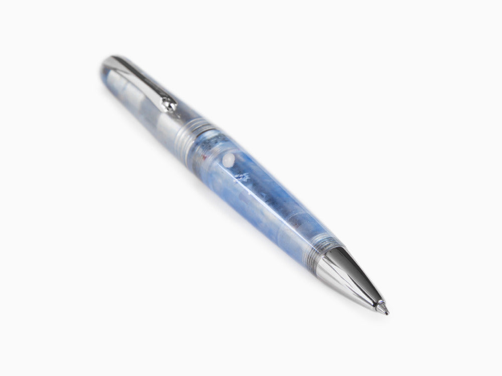 Stylo bille Montegrappa Elmo Ambiente Ocean, Résine, Acier Inoxydable, ISEERBID