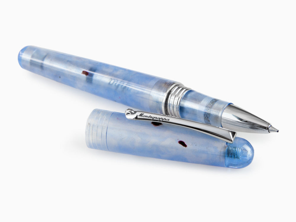 Roller Montegrappa Elmo Ambiente Ocean, Résine, Acier Inoxydable, ISEERRID