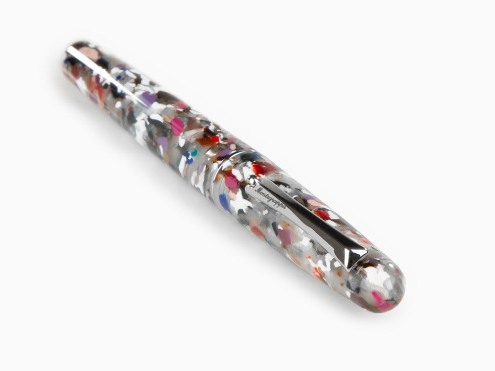 Roller Montegrappa Elmo Ambiente Kaleido, Résine, Acier Inoxydable, ISEERRIK