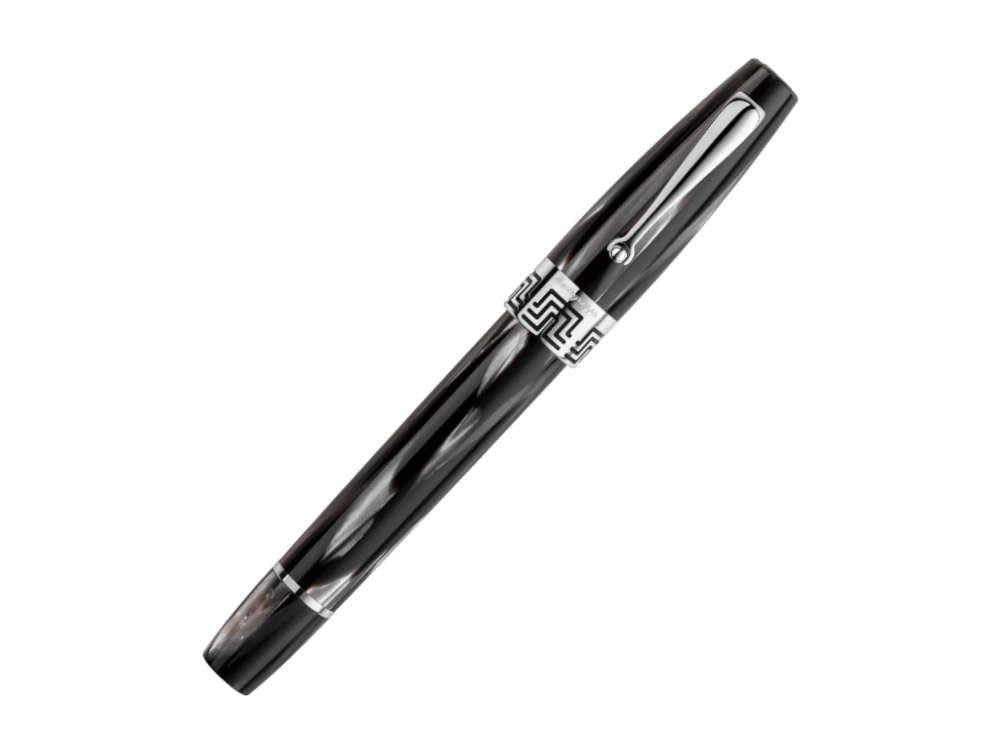 Roller Montegrappa Extra 1930 Black & White, Attributs argent, ISEXFRCH