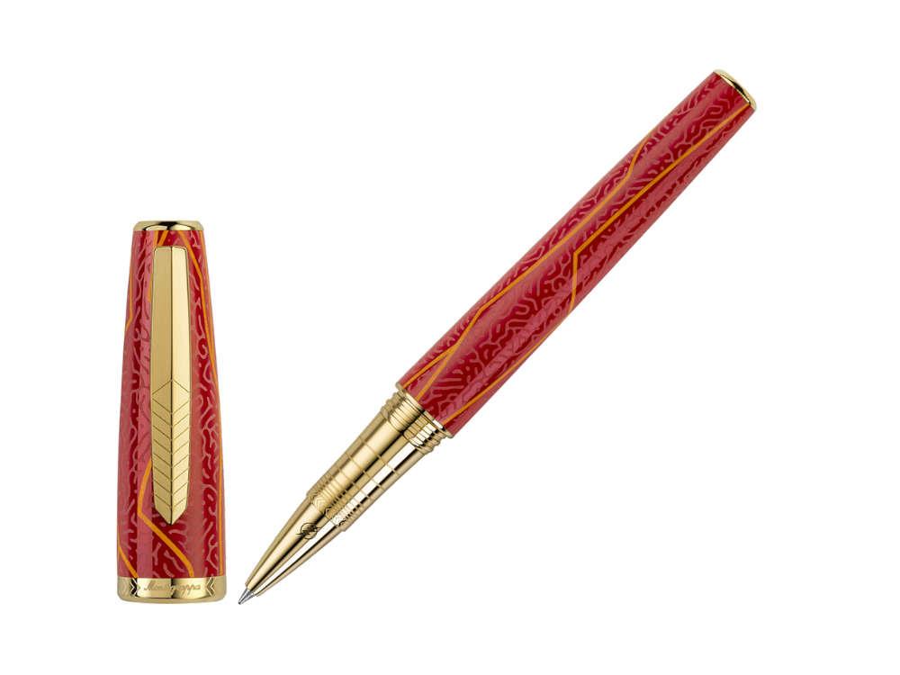 Roller Montegrappa DC Comics The Flash, Plaqué or, Edition Limitée, ISFLNRAR