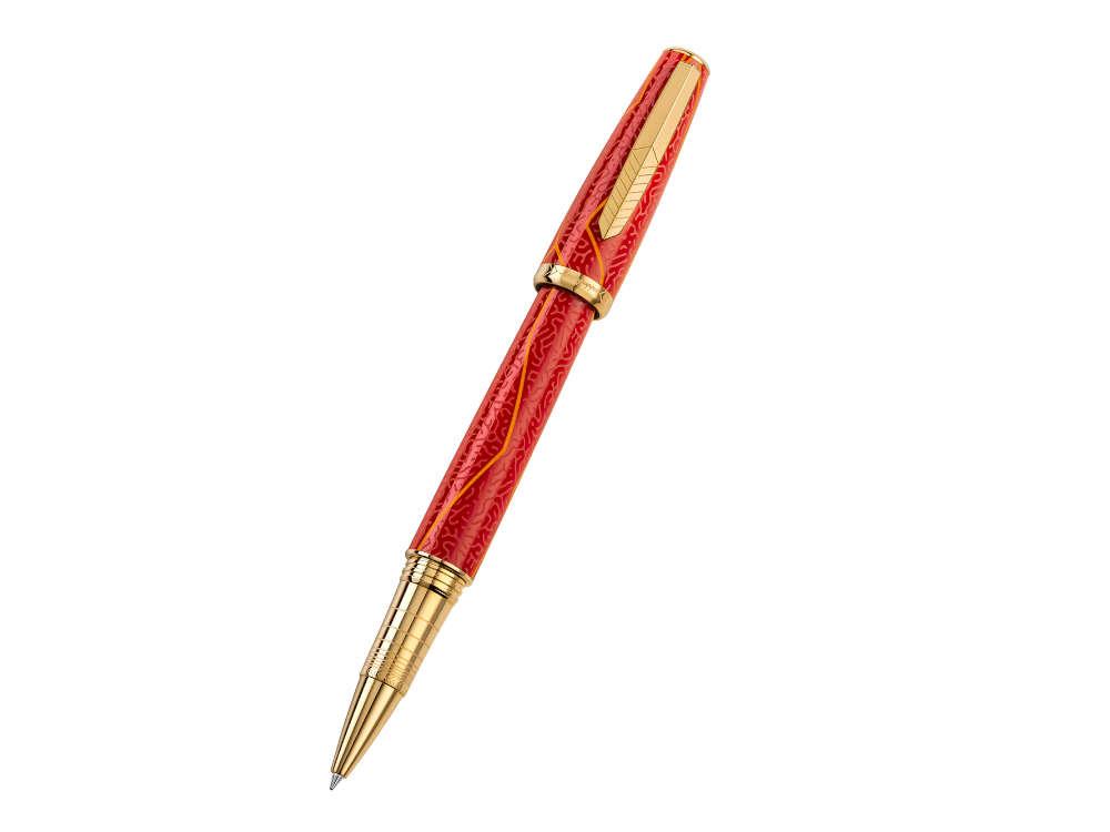 Roller Montegrappa DC Comics The Flash, Plaqué or, Edition Limitée, ISFLNRAR