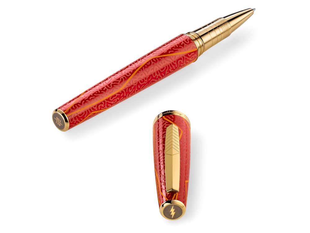 Roller Montegrappa DC Comics The Flash, Plaqué or, Edition Limitée, ISFLNRAR