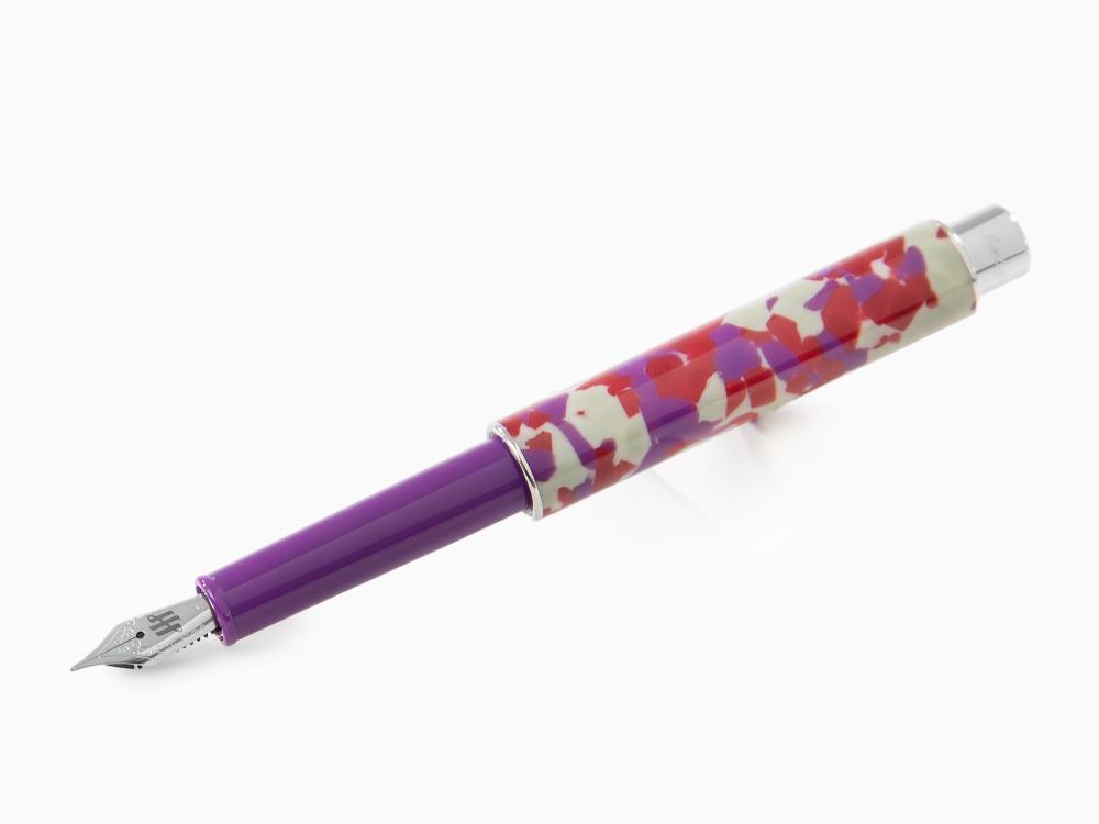 Stylo Plume Montegrappa Gnomo Obsession Midnight, Violet, ISGNO-AL