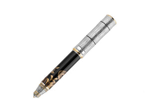 Stylo Plume Montegrappa Kitcho Snake, Argent, Edition Limitée, ISKIN-06