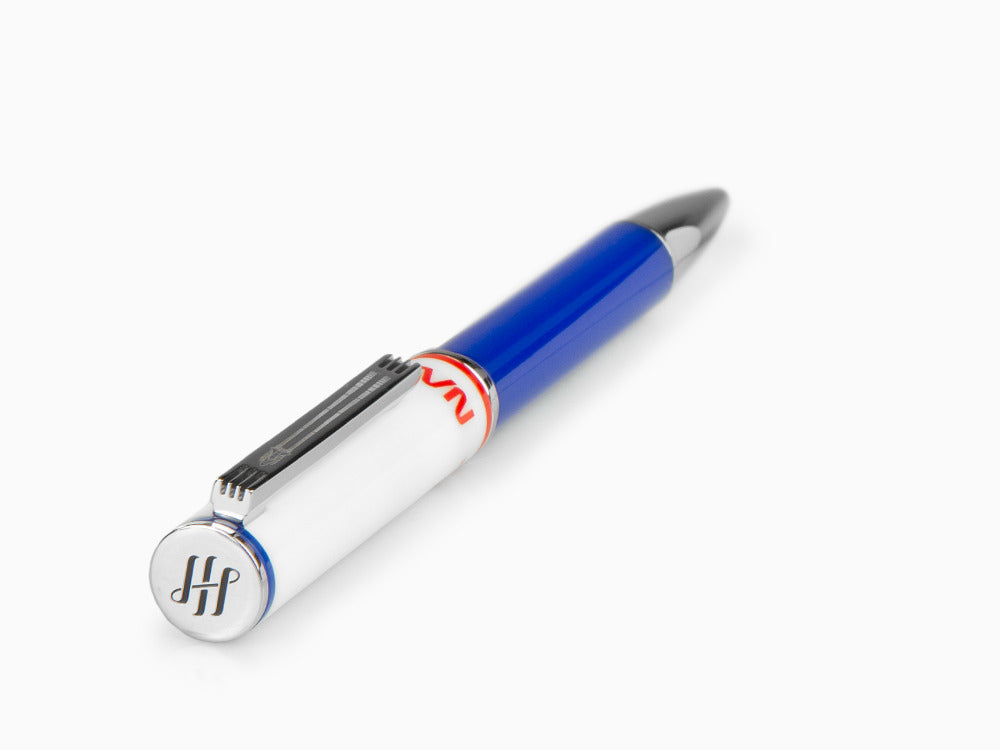 Stylo bille Montegrappa NASA Atlantis, Résine, Bleu, Acier Inoxydable, ISN1RBBP