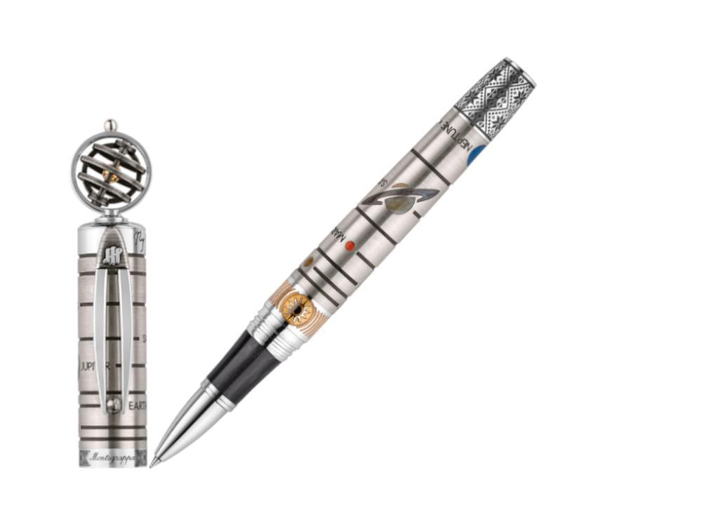 Roller Montegrappa Nicolaus Copernicus, Argent, Edition Limitée, ISNCNRSE