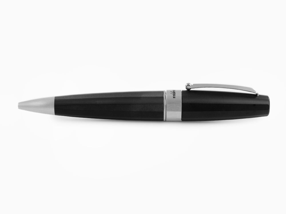 Stylo bille Montegrappa Magnifica, Résine Noire, ISNGRBAC
