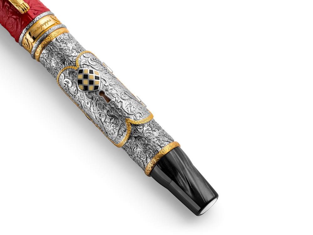 Montegrappa Casanova, Résine, Argent, Edition Limitée, ISOVN-SE