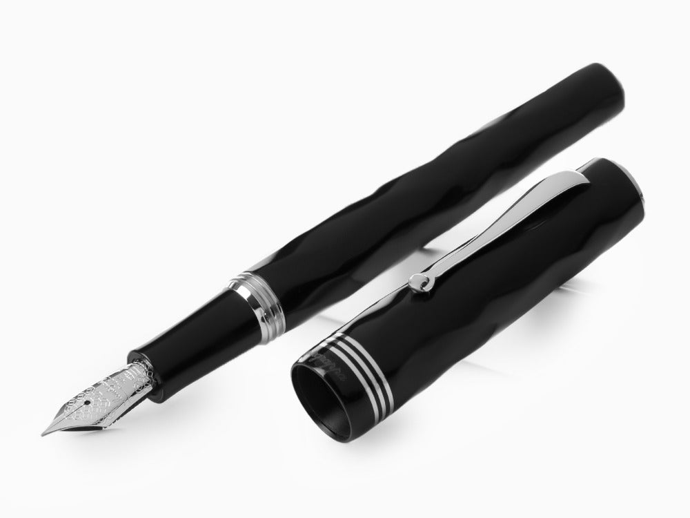 Stylo Plume Montegrappa Brenta, Noir, Or 14k, ISRBT-4C