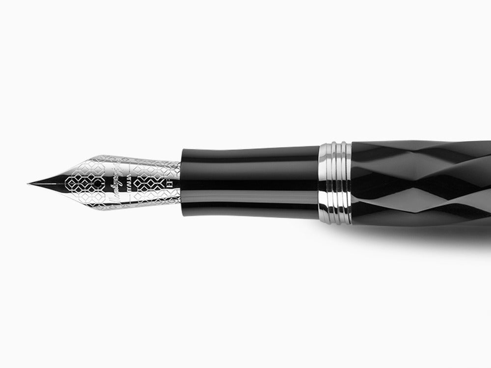 Stylo Plume Montegrappa Brenta, Noir, Or 14k, ISRBT-4C