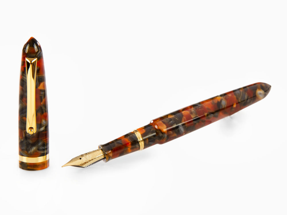 Stylo Plume Montegrappa Venetia Plume Agate, Acier inoxydable, ISVEN_AJ