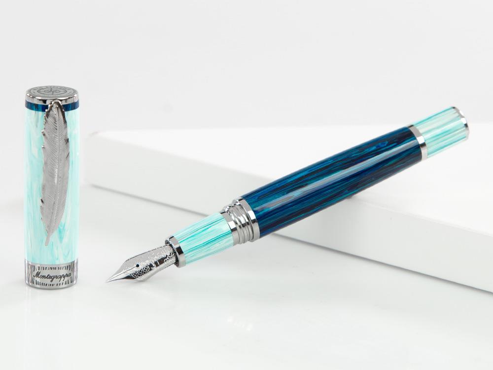 Stylo Plume Montegrappa Wild Arctic, Bleu, Edition Limitée, ISWDR-AA