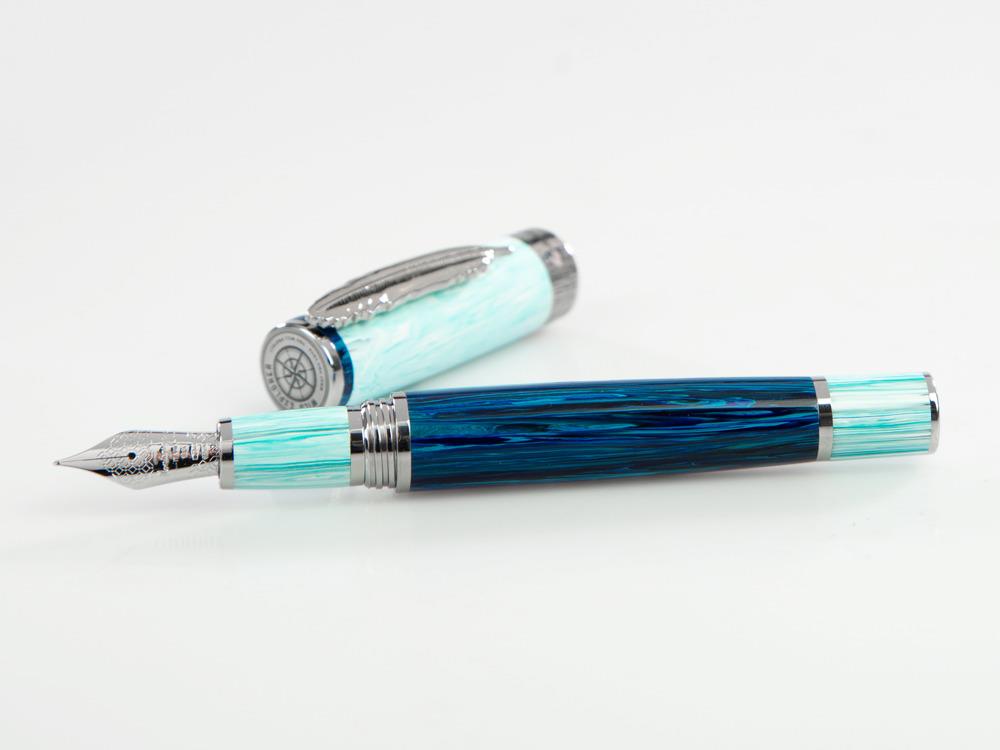 Stylo Plume Montegrappa Wild Arctic, Bleu, Edition Limitée, ISWDR-AA